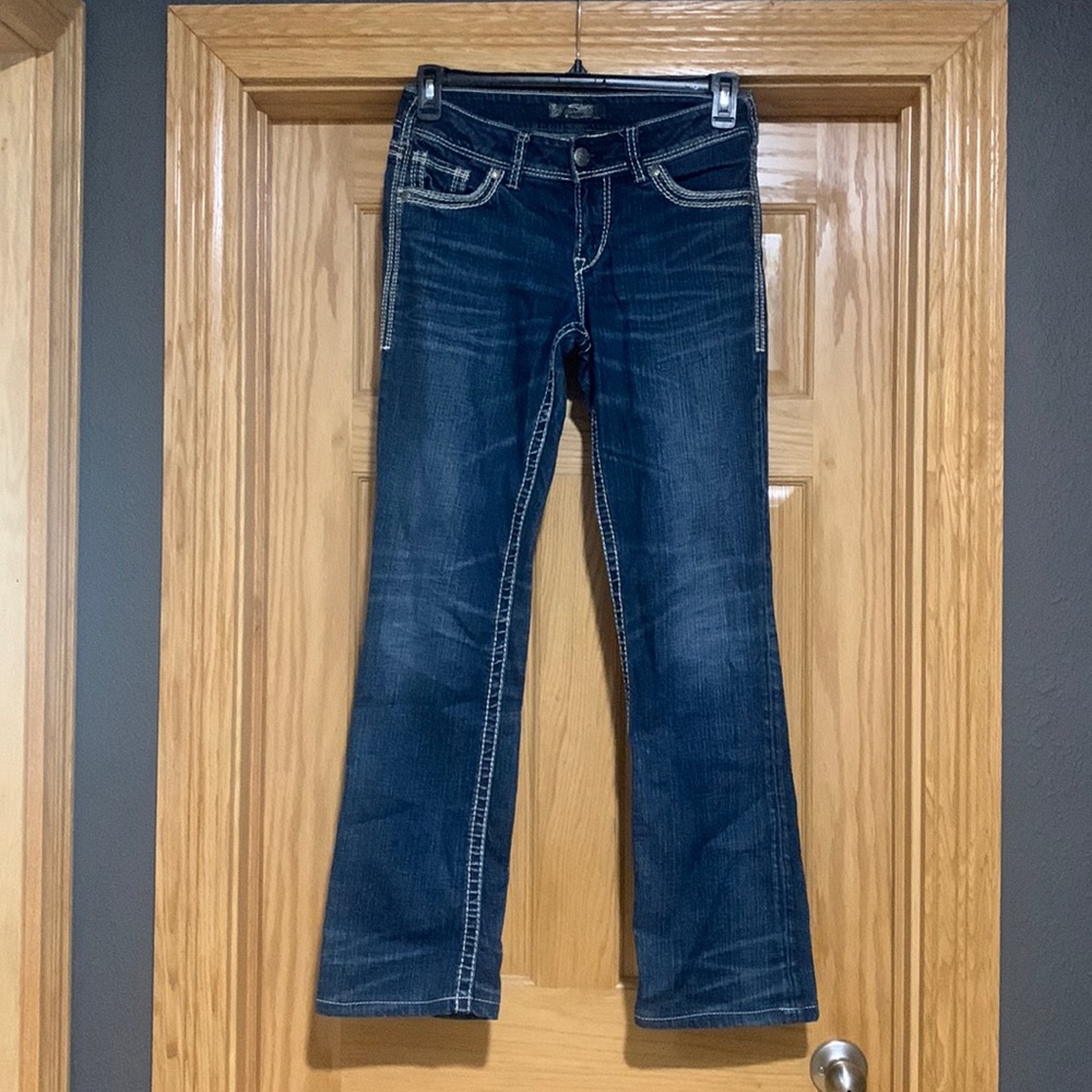 Silver Suki Jeans